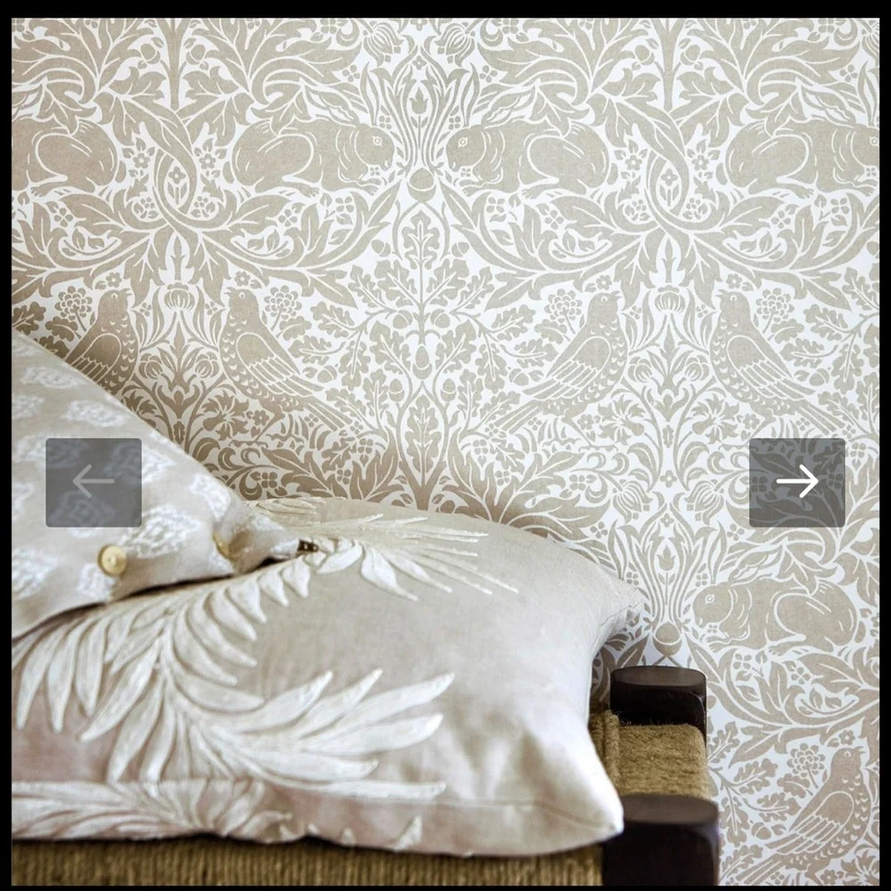 William Morris & Co PURE BRER RABBIT WALLPAPER in Linen